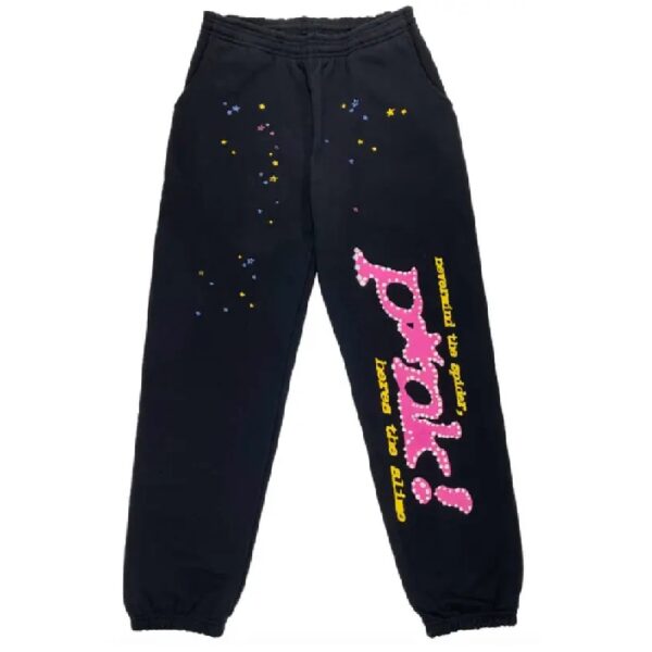 Pink! Young Thug Sp5der Trouser - Black