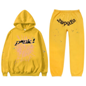 Sp5der Young Thug 555555 Tracksuit - Yellow