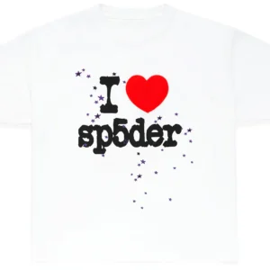 Sp5der I Heart T-Shirt - White